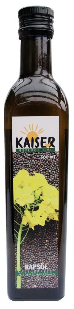 Kaiser`s Schwarzwälder Rapsöl kaltgepresst 500ml