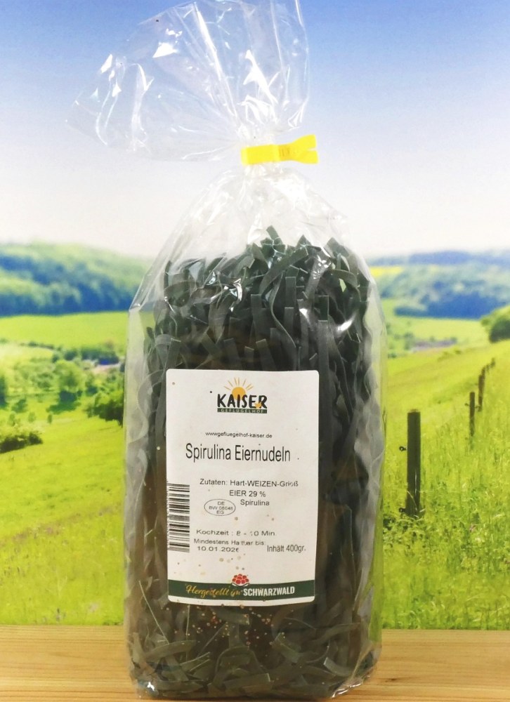 Spirulina Eiernudeln 400g
